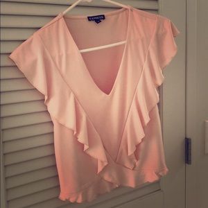 Pink Dressy Shirt from Express
